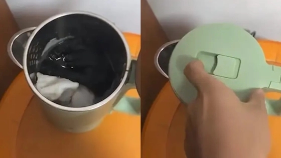 男子在酒店烧水壶中发现多双袜子